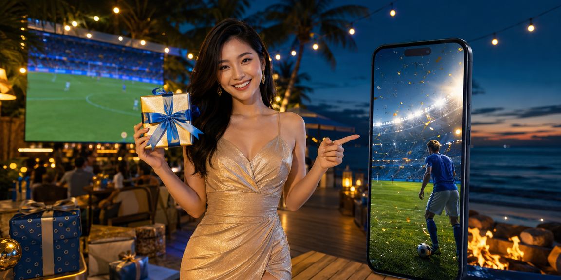 Người dùng xem kèo cá cược bóng đá tại bãi biển Phú Quốc trên điện thoại di động